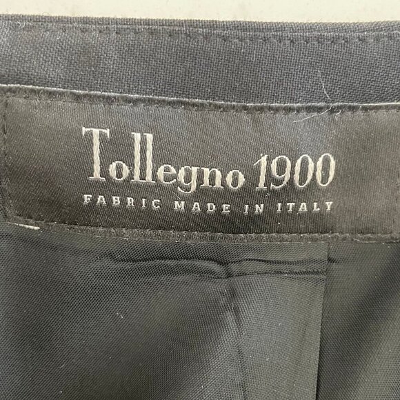 Brooks Brothers Tollegno 1900 Classic Wool Lined Midi Pencil Skirt Blk Sz 8 NWOT - Picture 9 of 12